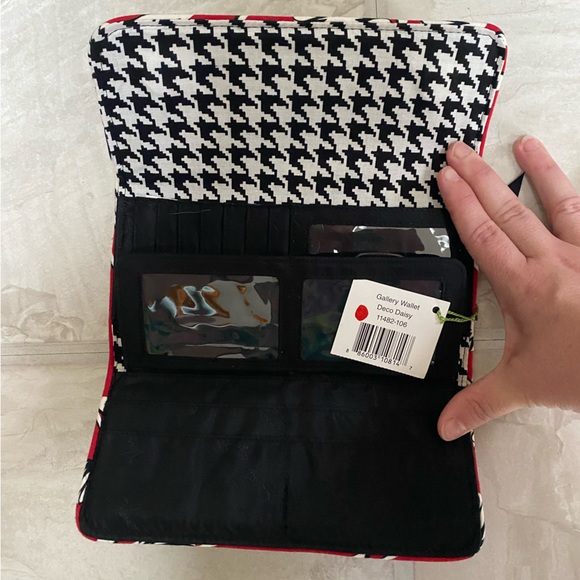 Vera Bradley Gallery Wallet Deco Daisy - Picture 3 of 5